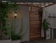 Tablet Screenshot of mundoterraza.com